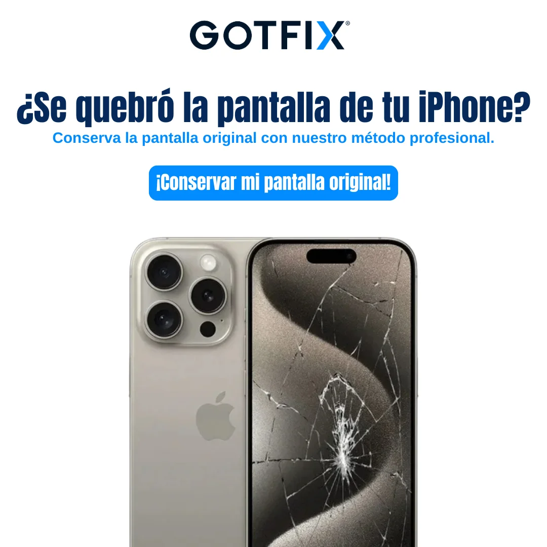 Se quebró la pantalla de tu iPhone